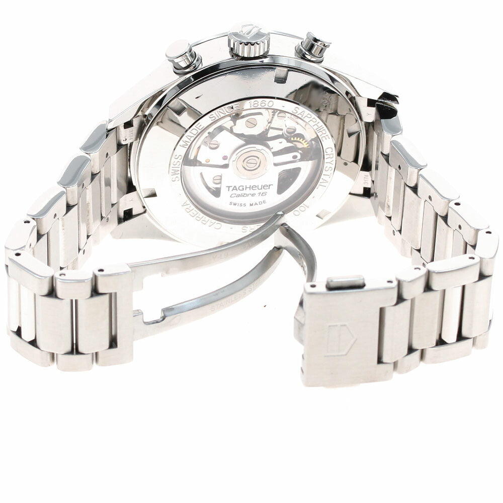TAG Heuer CV2A1AB Carrera Caliber 16 Chronograph Day-Date Automatic Men's Watch Excellent Condition with Warranty.