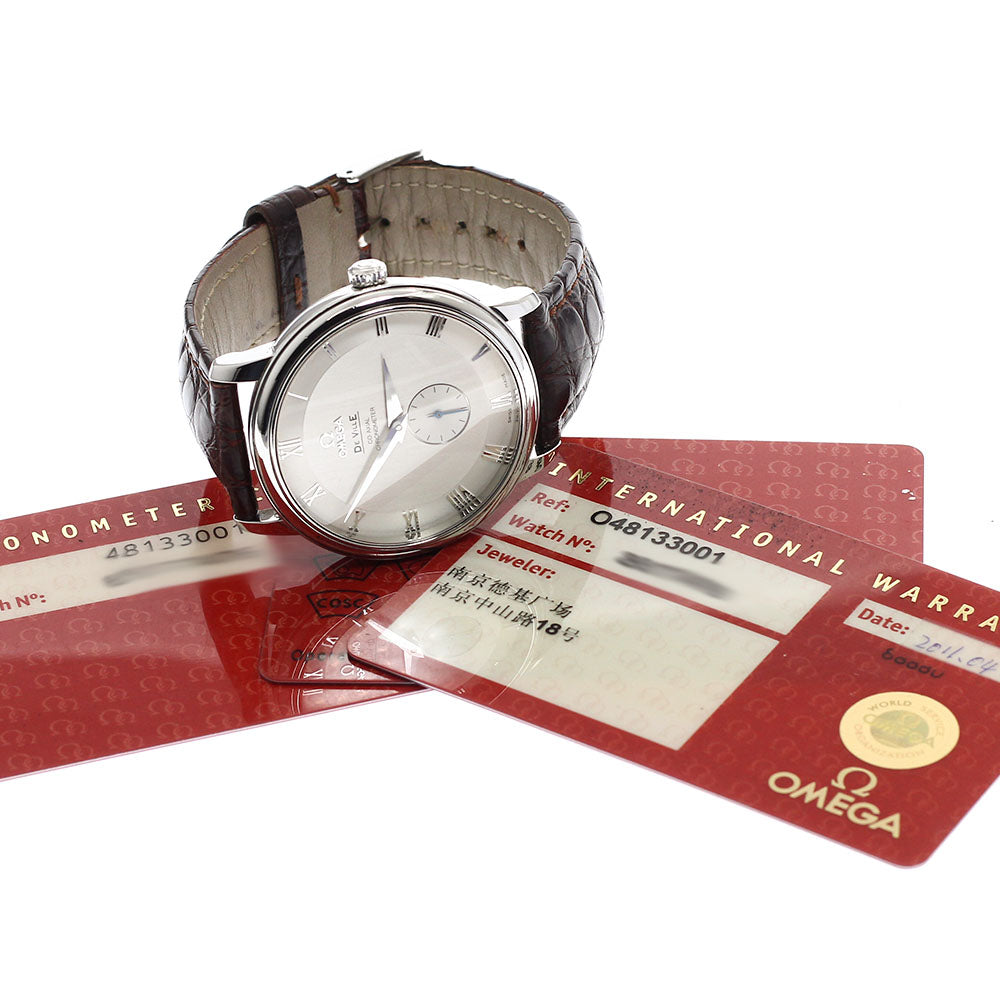 OMEGA 4813.30.01 De Ville Prestige Co-Axial Automatic Men's Watch with Warranty