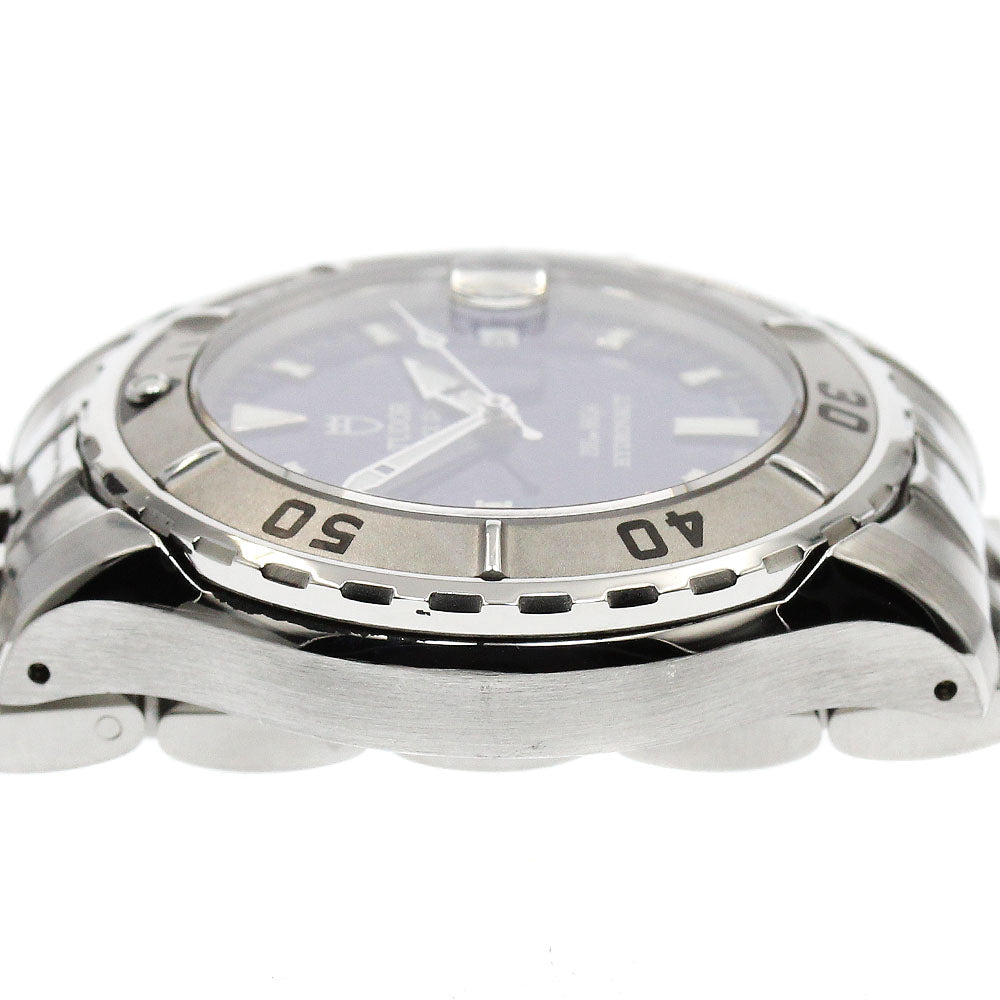 TUDOR 85190P Hydronaut Date Automatic Men's Watch Excellent Condition with Warranty Card