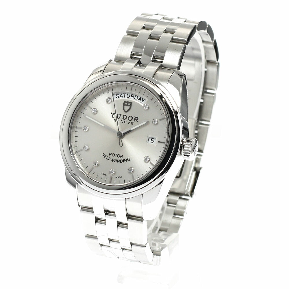 TUDOR 56000 Glamour Date-Day Automatic Men's Watch Excellent Condition with Warranty Card