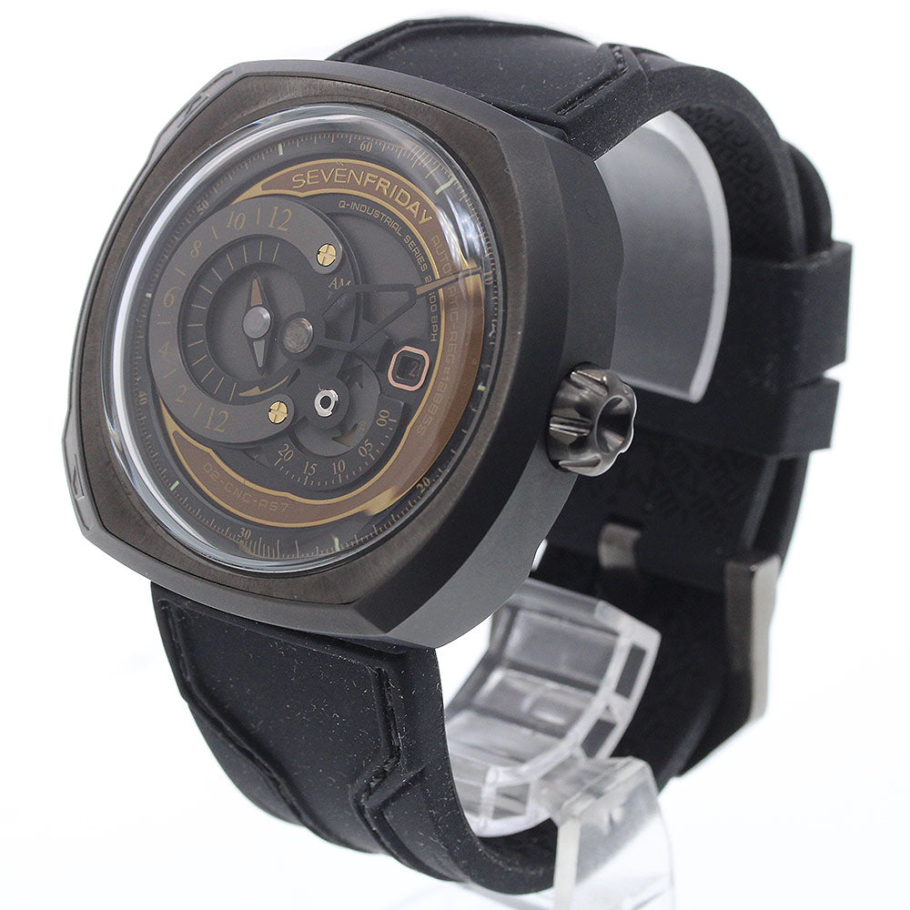 SEVENFRIDAY Q2/03 Revolution Date Automatic Men's Watch Excellent Condition with Inner Box and Warranty Card.