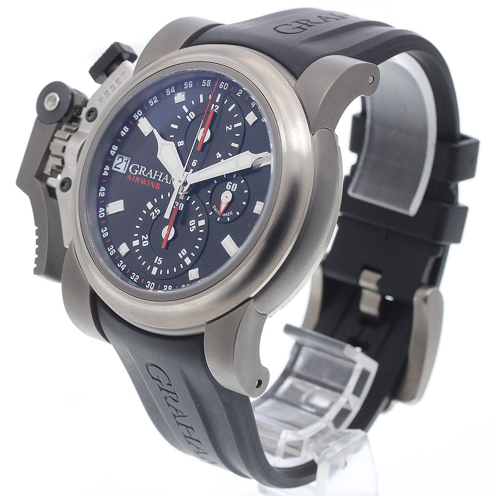 GRAHAM 2OVKT.B45A Chronofighter Oversize Chronograph Automatic Men's Watch Excellent Condition with Box and Warranty.