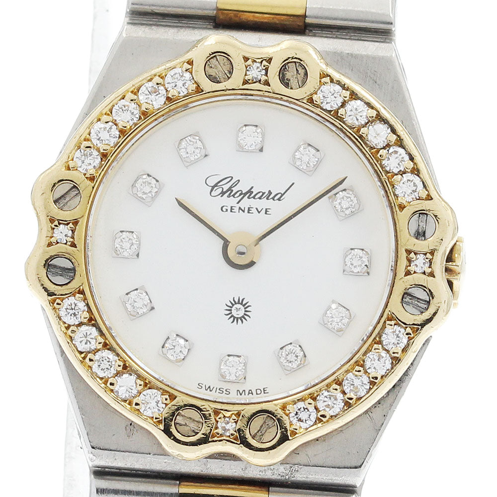 Chopard 25/8067-11 St. Moritz Diamond Bezel 12-Diamond Quartz Women's Watch