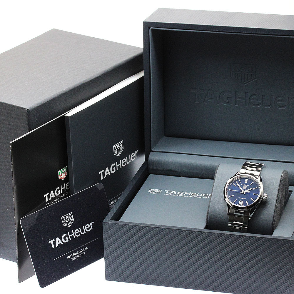 TAG Heuer WBN2411 Carrera Caliber 9 Date Automatic Ladies' Watch Excellent Condition with Box and Warranty Card.
