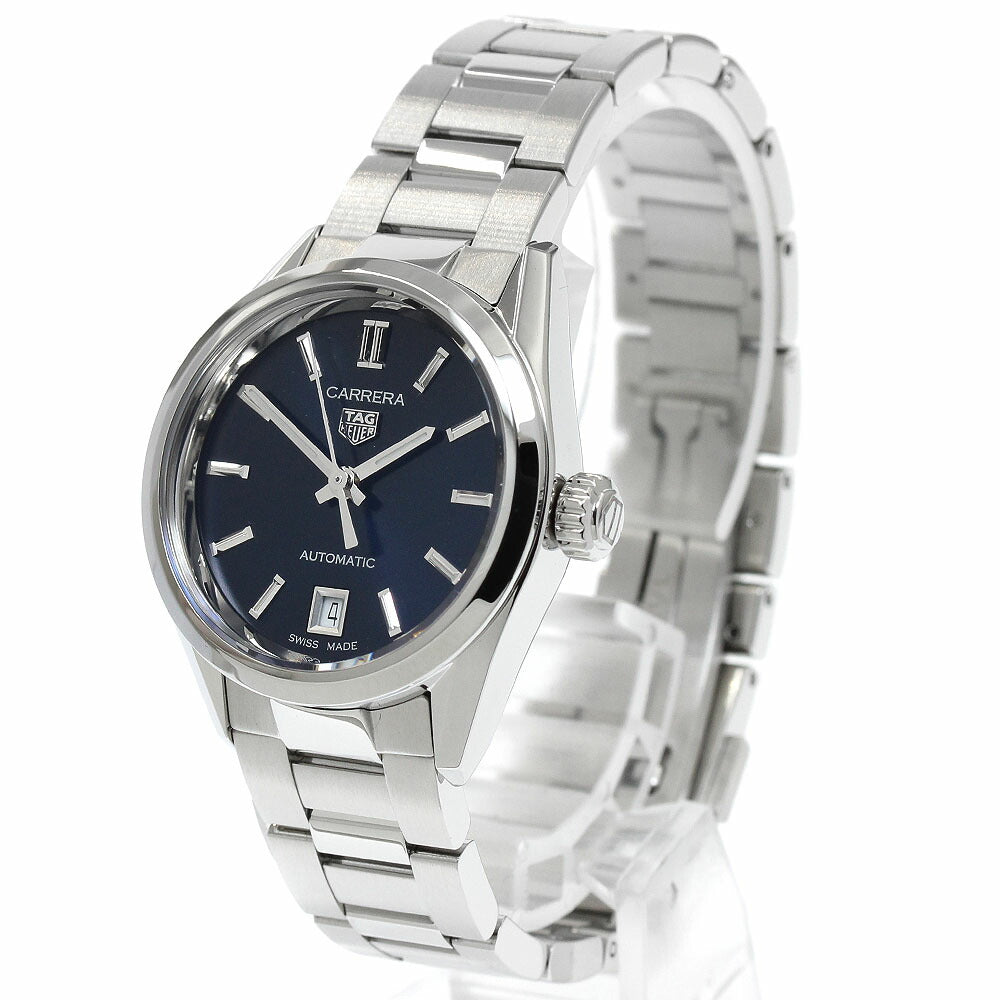 TAG Heuer WBN2411 Carrera Caliber 9 Date Automatic Ladies' Watch Excellent Condition with Box and Warranty Card.