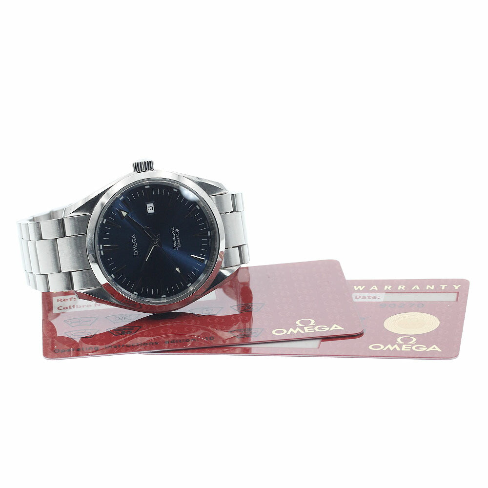 OMEGA 2517.80 Seamaster Aqua Terra Date Quartz Men's Watch Excellent Condition with Warranty.