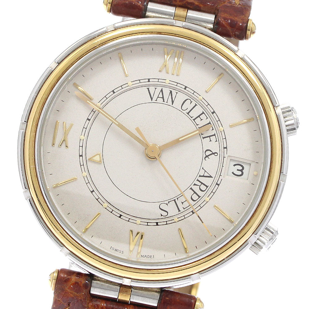Van Cleef & Arpels 423.003 Memento Sport 1 Date Manual Winding Men's Watch with Warranty