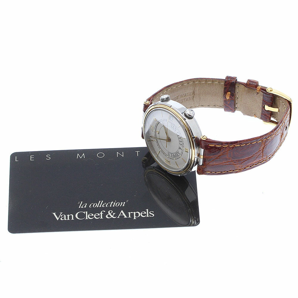 Van Cleef & Arpels 423.003 Memento Sport 1 Date Manual Winding Men's Watch with Warranty