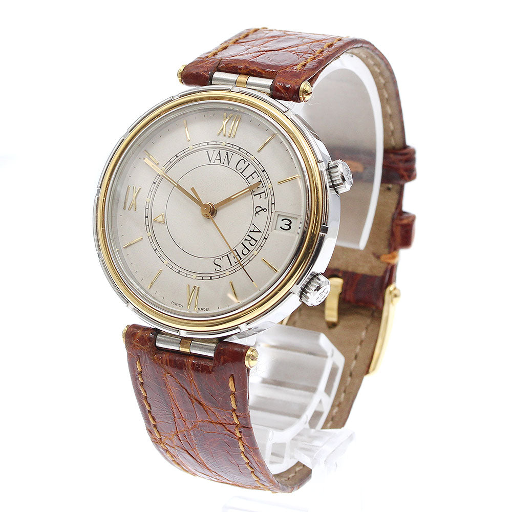 Van Cleef & Arpels 423.003 Memento Sport 1 Date Manual Winding Men's Watch with Warranty
