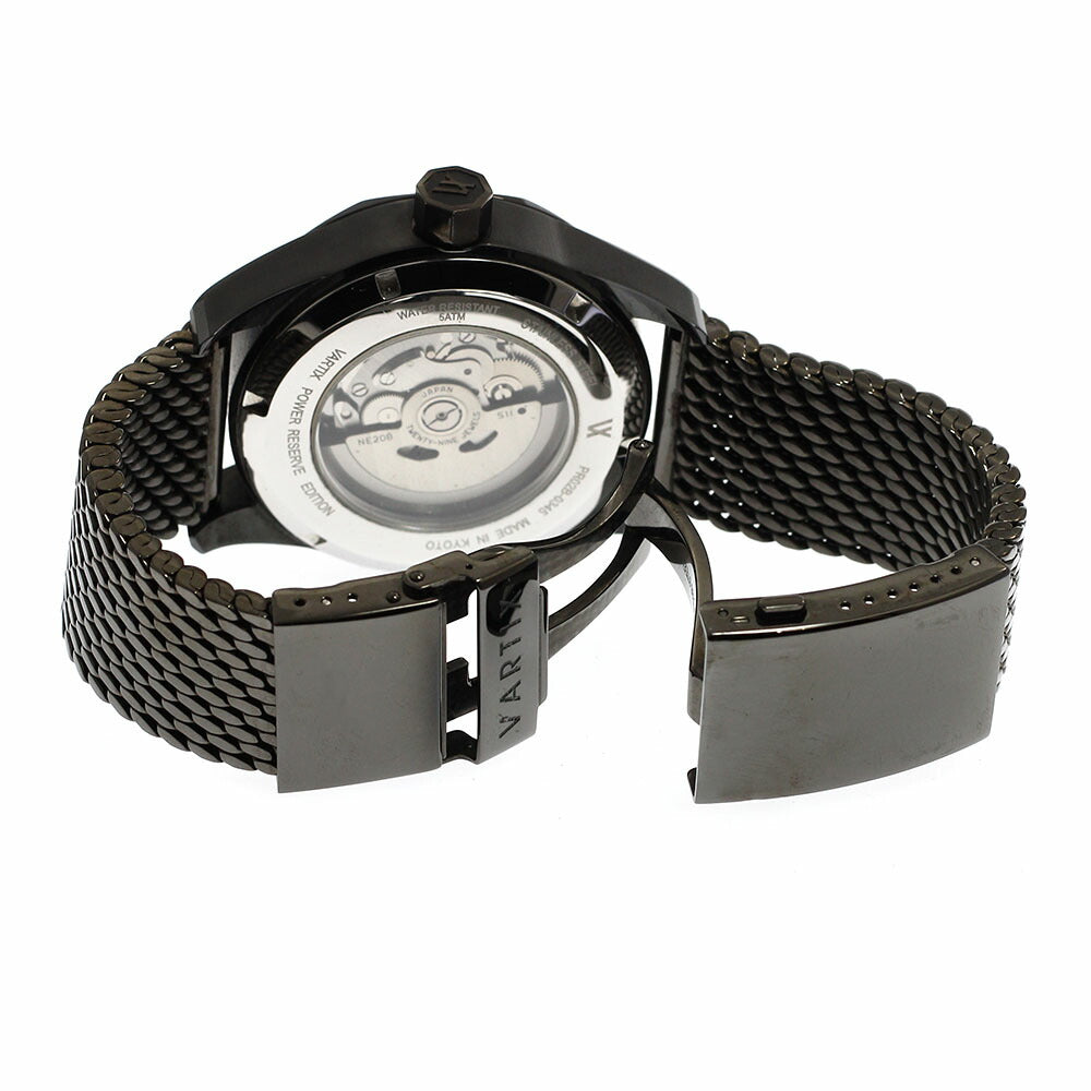VARTIX PR02B ALIVE Day-Date Power Reserve Automatic Men's Watch Excellent Condition with Inner Box and Warranty Card.