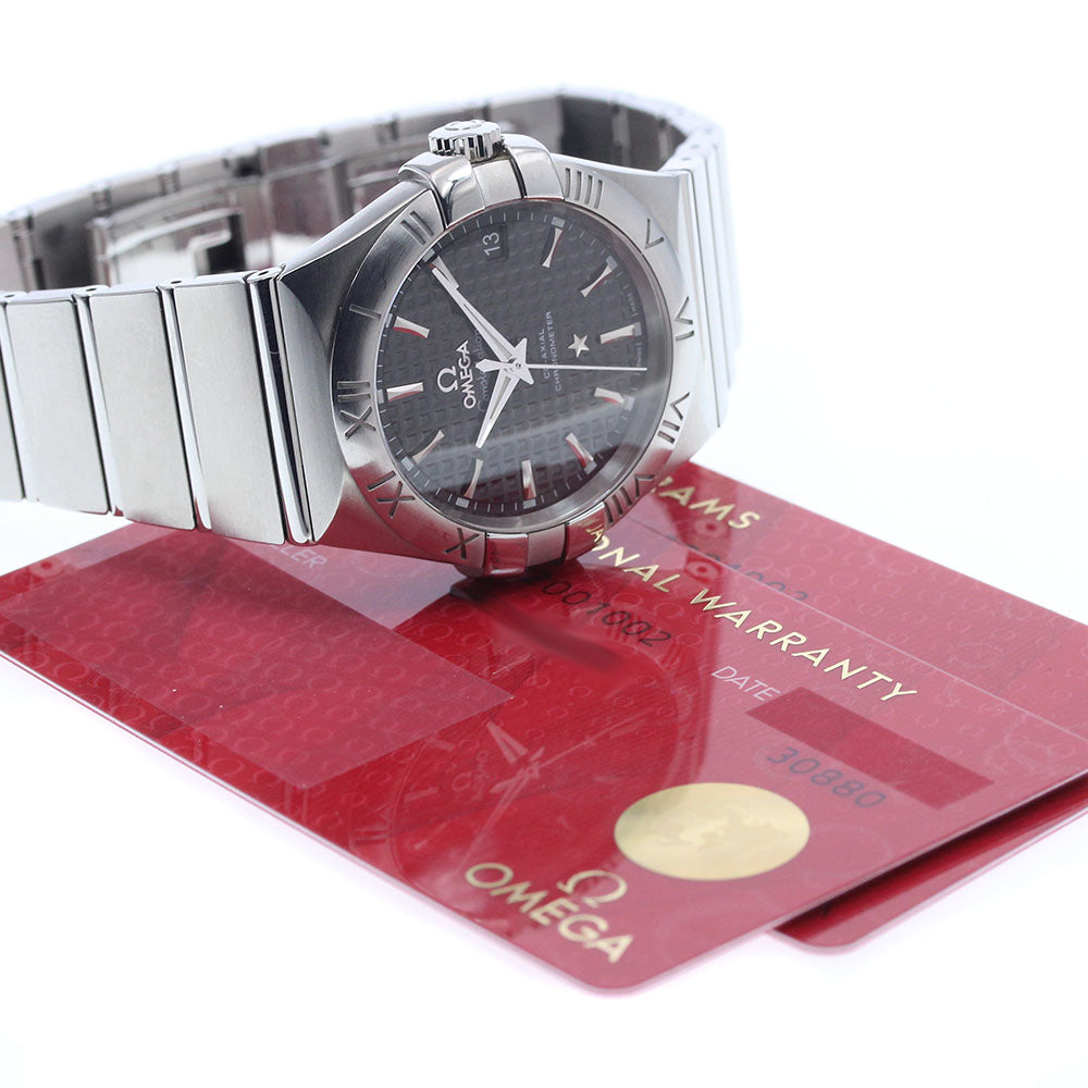 OMEGA 123.10.35.20.01.002 Constellation Co-Axial Chronometer Automatic Men's Watch with Warranty