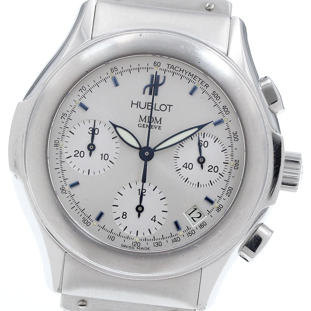 HUBLOT 1810.1 MDM Chronograph Date Automatic Men's Watch with Warranty Card