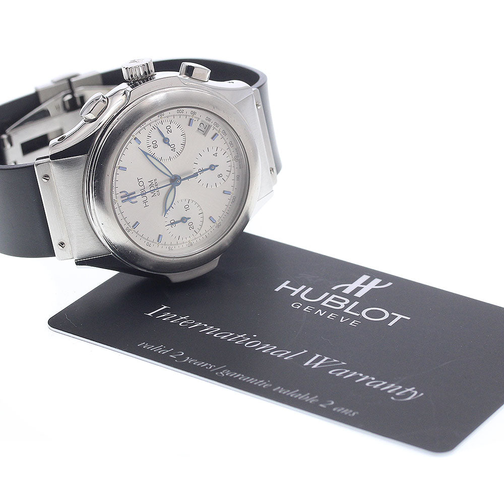 HUBLOT 1810.1 MDM Chronograph Date Automatic Men's Watch with Warranty Card