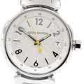 LOUIS VUITTON Q1313 Tambour Hologram Date Quartz Ladies Watch (with box and warranty)