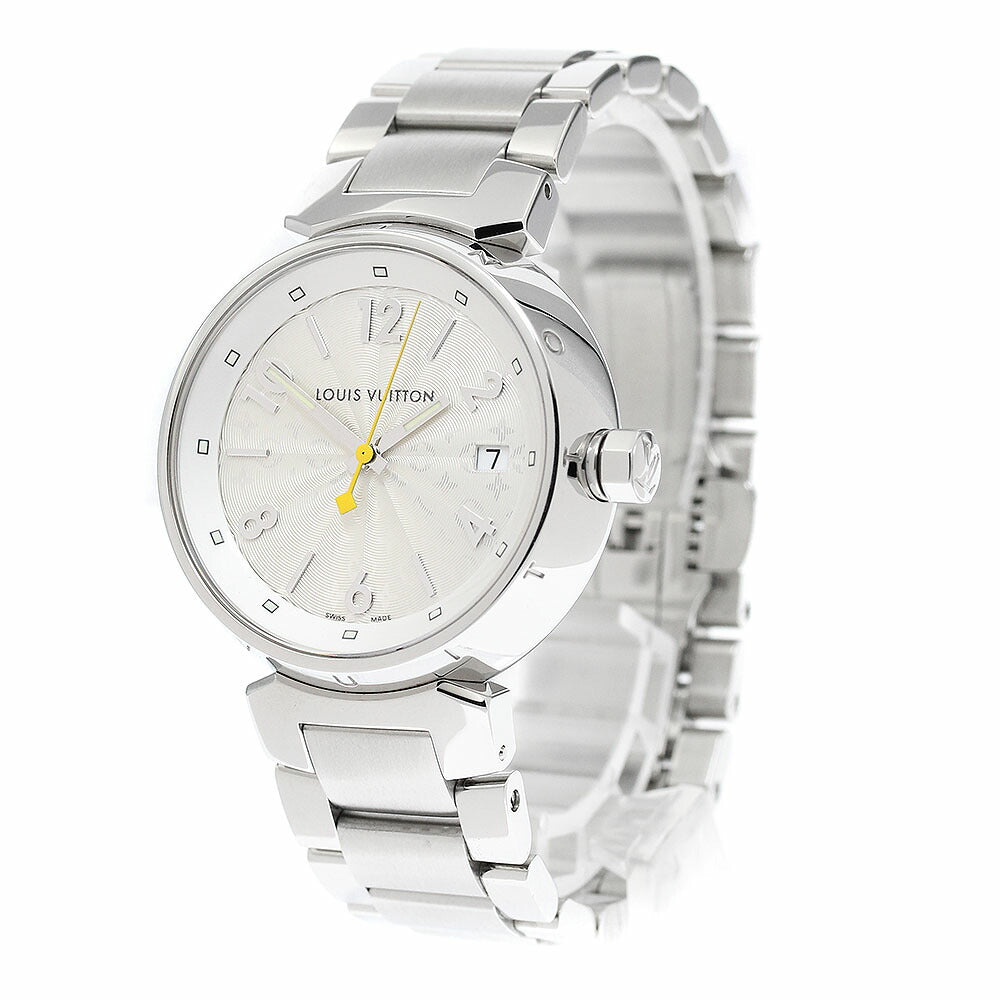 LOUIS VUITTON Q1313 Tambour Hologram Date Quartz Ladies Watch (with box and warranty)