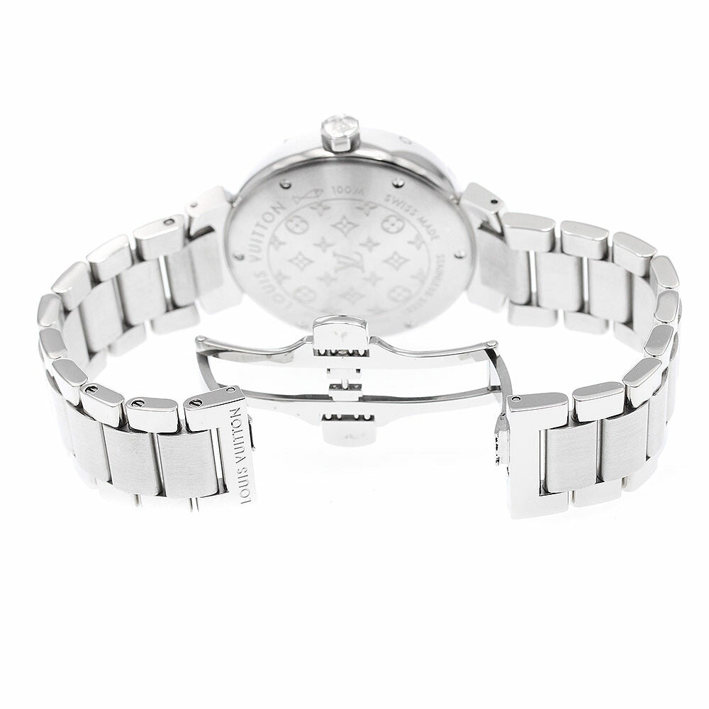 LOUIS VUITTON Q1313 Tambour Hologram Date Quartz Ladies Watch (with box and warranty)
