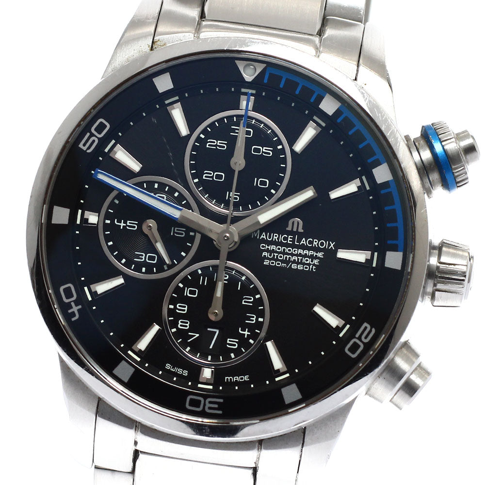 MAURICE LACROIX PT6008-SS002-331 Pontos S Chronograph Automatic Men's Watch with Warranty Card
