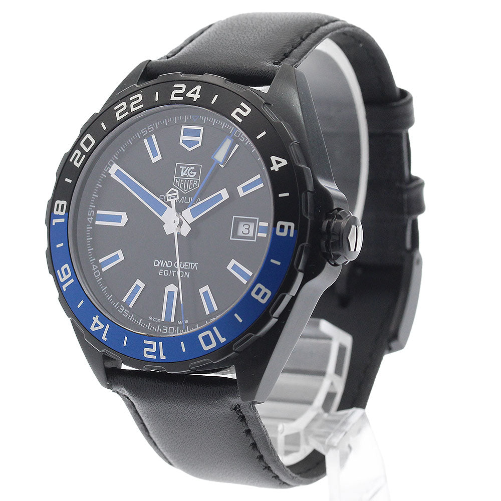 TAG Heuer WAZ201A Formula 1 David Guetta GMT Automatic Men's Watch Excellent Condition