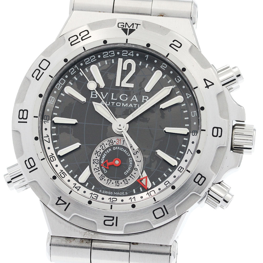 BVLGARI DP42SGMT Diagono Professional GMT Date Automatic Men's Watch