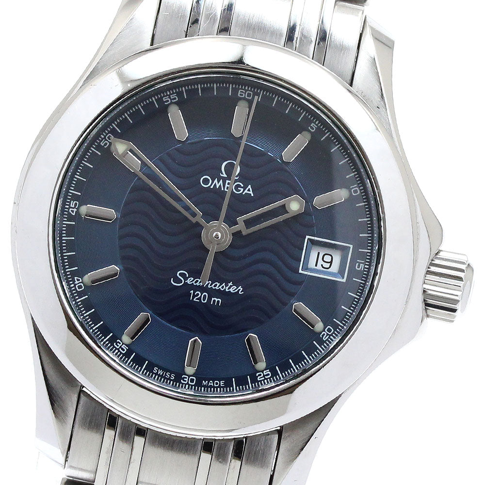 OMEGA 2581.81 Seamaster 120 Date Quartz Ladies Watch with Warranty