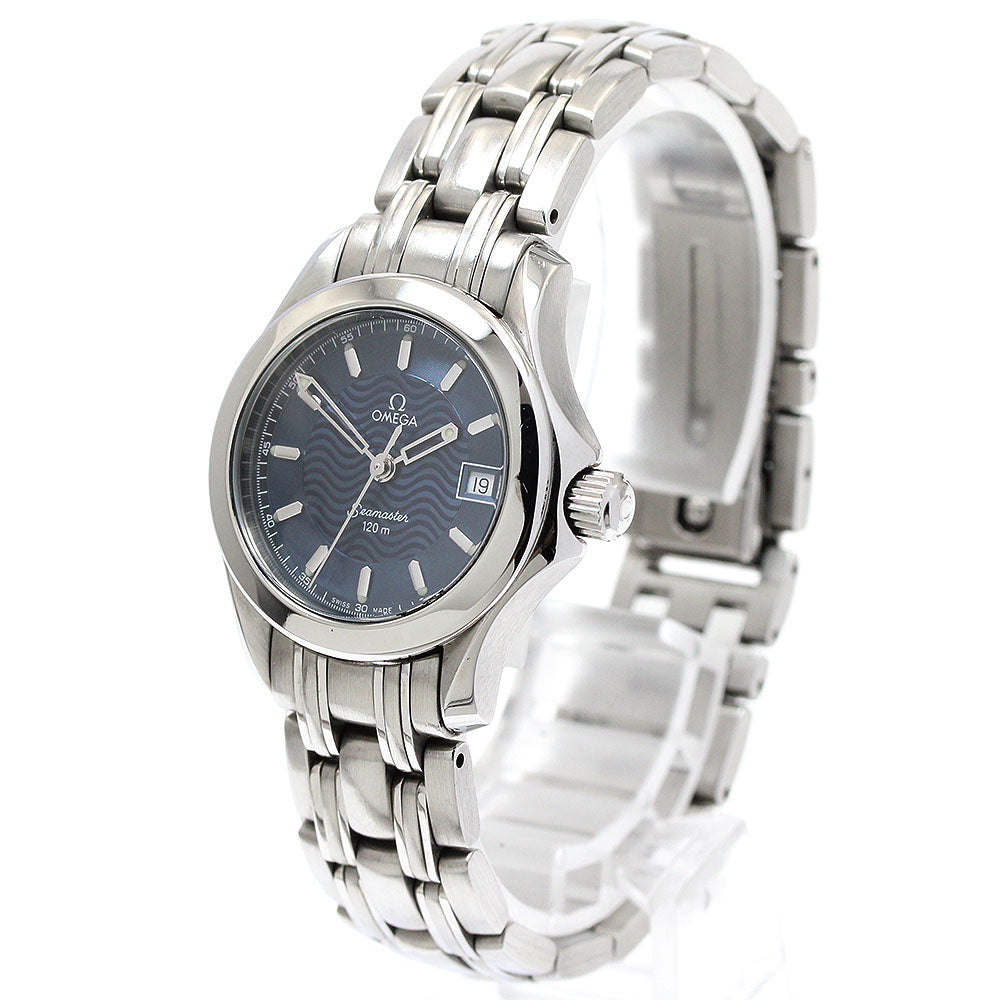 OMEGA 2581.81 Seamaster 120 Date Quartz Ladies Watch with Warranty