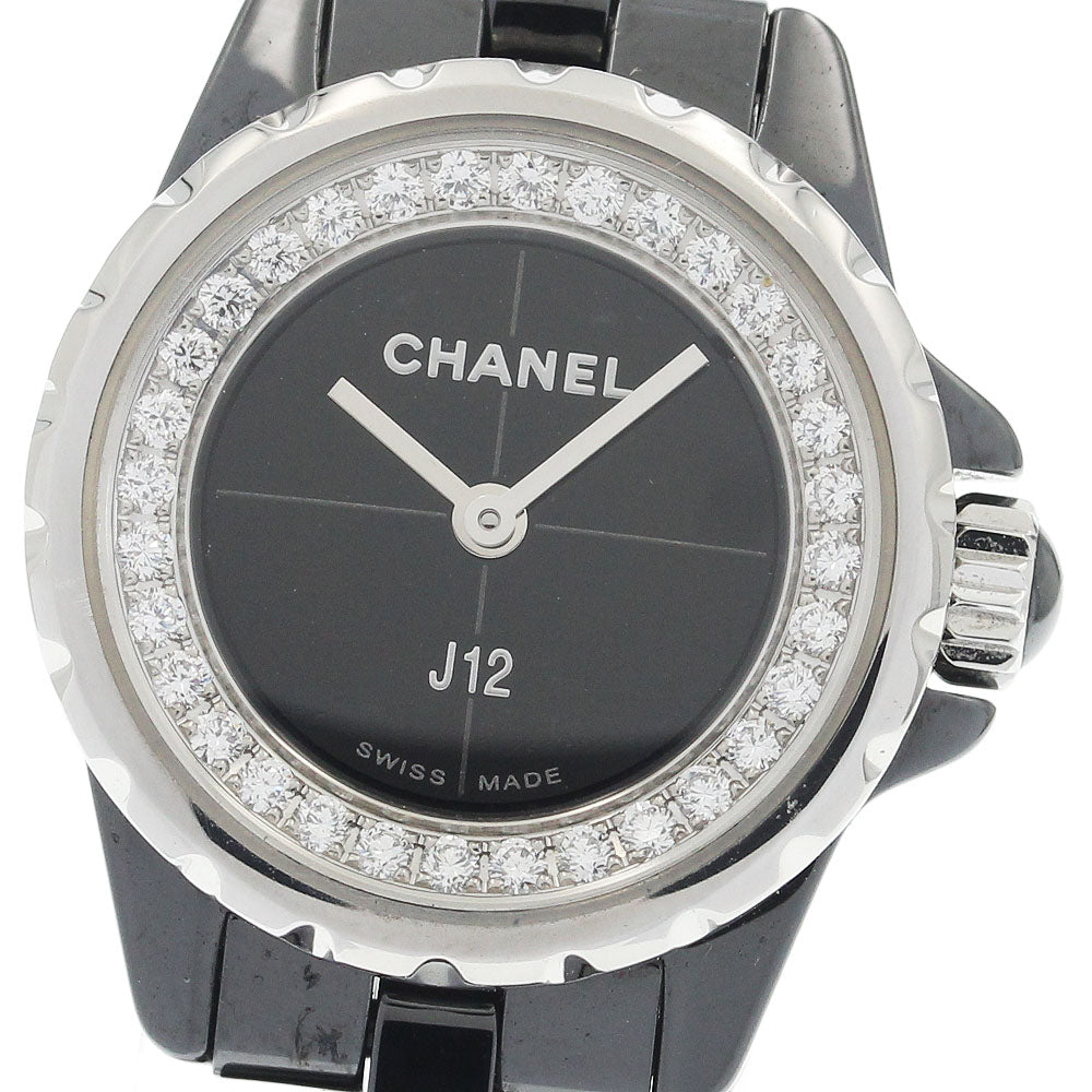 CHANEL H5235 J12 XS Black Ceramic Diamond Quartz Women's Watch