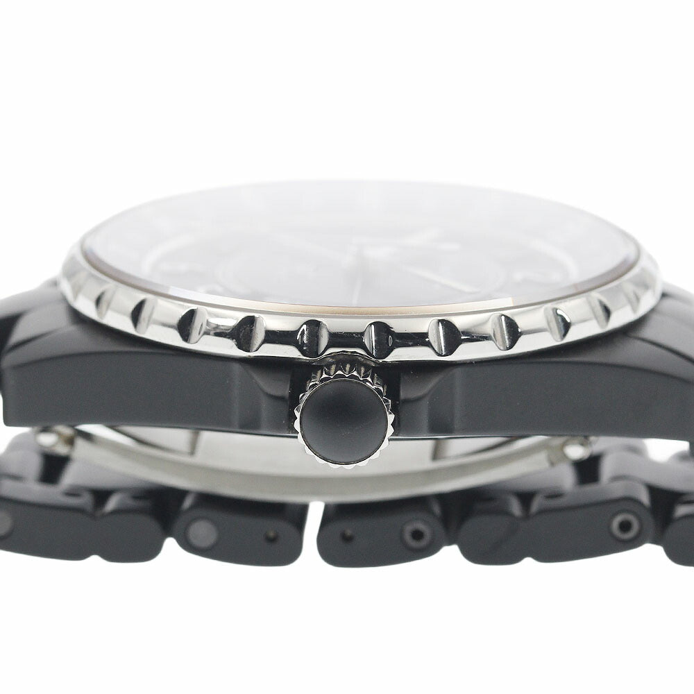 CHANEL H3101 J12 GMT Matte Black Automatic Men's Watch with Warranty Card