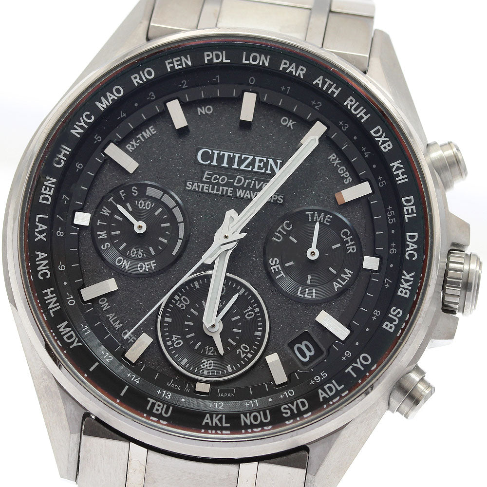 CITIZEN F950-T024530/CC4000-59E Attesa Satellite Wave Day-Date Solar Radio-Controlled Men's Watch (with box and warranty)