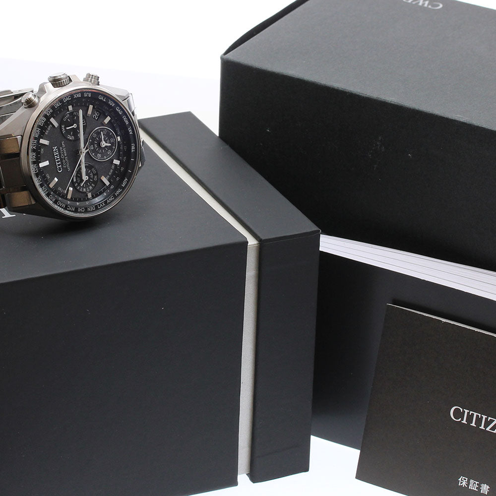 CITIZEN F950-T024530/CC4000-59E Attesa Satellite Wave Day-Date Solar Radio-Controlled Men's Watch (with box and warranty)