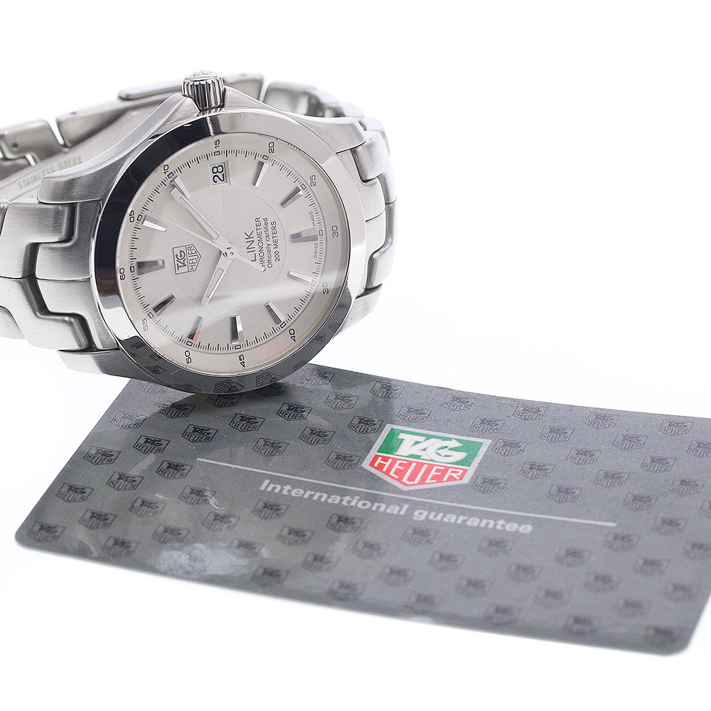 TAG Heuer WJF5111 Link Date Automatic Men's Watch Excellent Condition with Warranty.