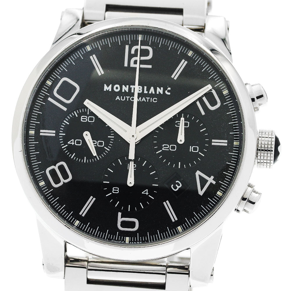 MONTBLANC 7069/U0009668 TimeWalker Chronograph Date Automatic Men's Watch Excellent Condition with Inner Box and Warranty Card.