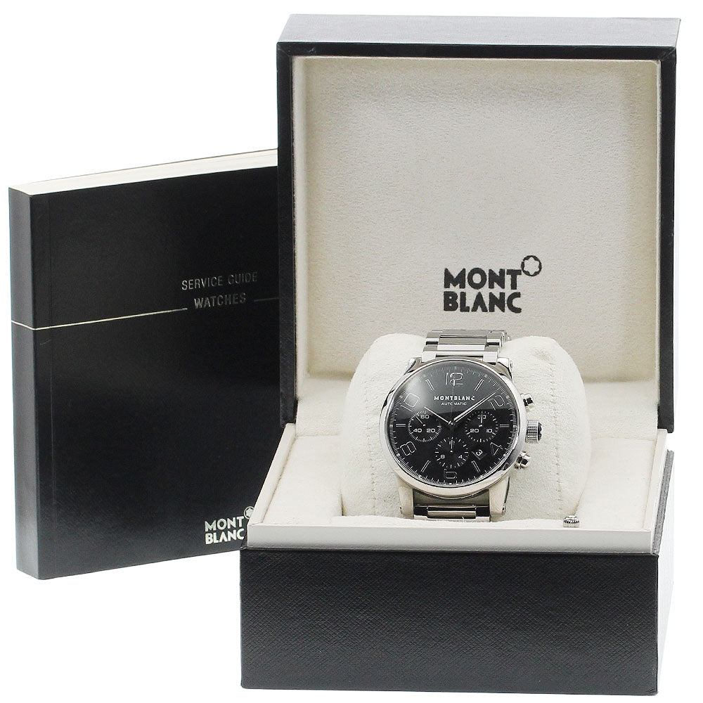 MONTBLANC 7069/U0009668 TimeWalker Chronograph Date Automatic Men's Watch Excellent Condition with Inner Box and Warranty Card.