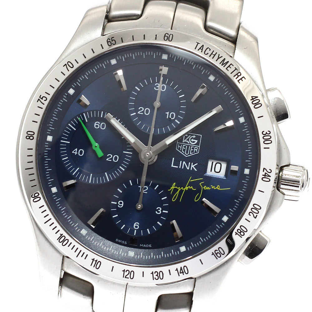 TAG Heuer CJF2113.BA0576 Link Ayrton Senna Limited Edition Chronograph Date Automatic Men's Watch with Warranty