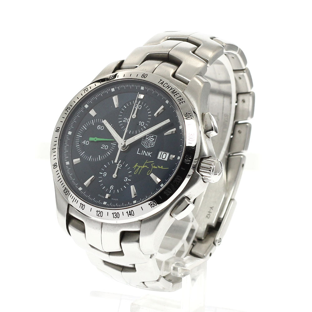 TAG Heuer CJF2113.BA0576 Link Ayrton Senna Limited Edition Chronograph Date Automatic Men's Watch with Warranty