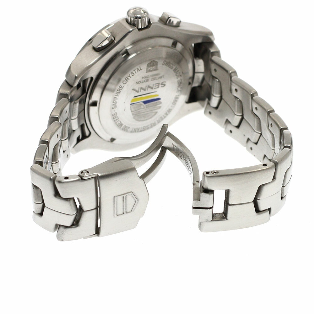 TAG Heuer CJF2113.BA0576 Link Ayrton Senna Limited Edition Chronograph Date Automatic Men's Watch with Warranty