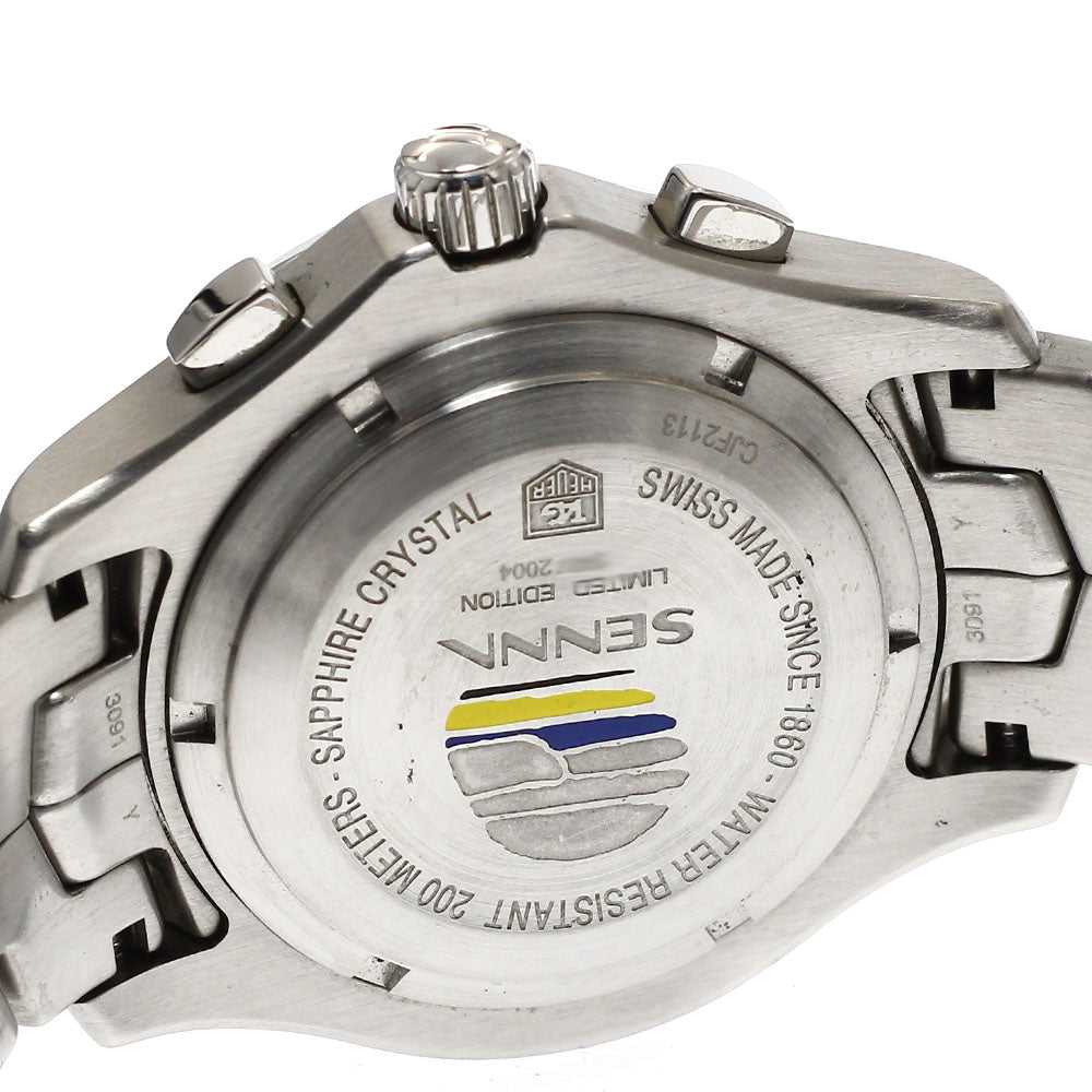 TAG Heuer CJF2113.BA0576 Link Ayrton Senna Limited Edition Chronograph Date Automatic Men's Watch with Warranty