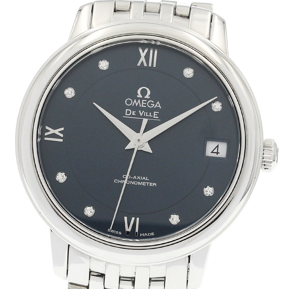 OMEGA 424.10.33.20.53.001 De Ville Prestige 8P Diamond Date Co-Axial Automatic Ladies Watch with Warranty