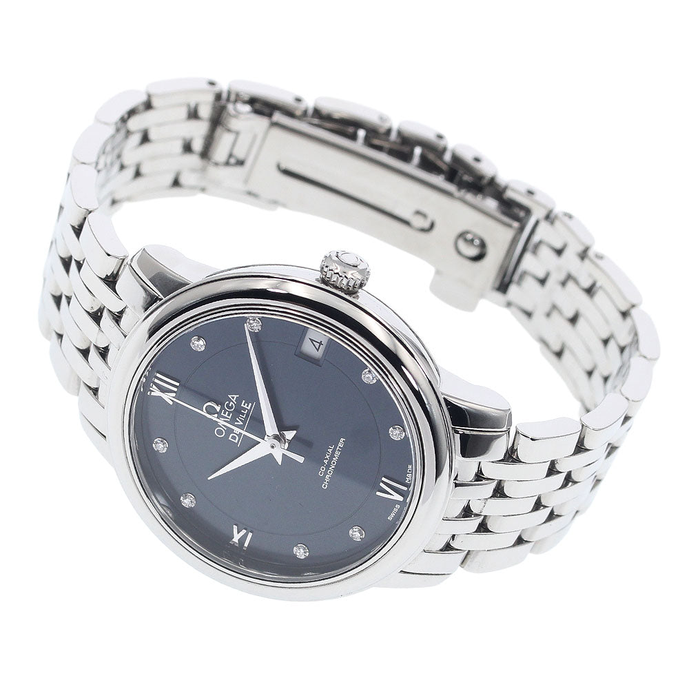 OMEGA 424.10.33.20.53.001 De Ville Prestige 8P Diamond Date Co-Axial Automatic Ladies Watch with Warranty
