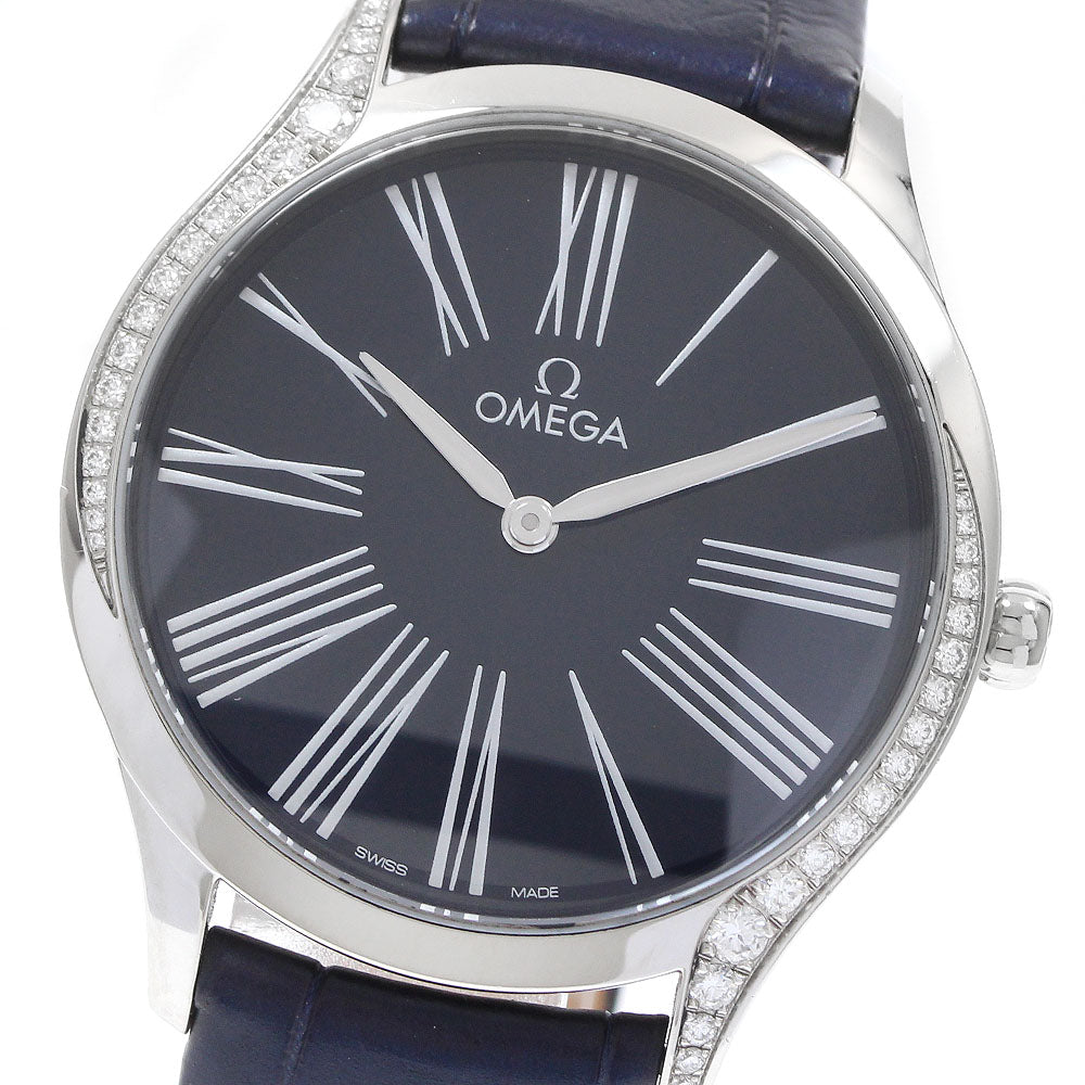 OMEGA 428.18.36.60.03.001 De Ville Tresor Diamond Bezel Quartz Ladies