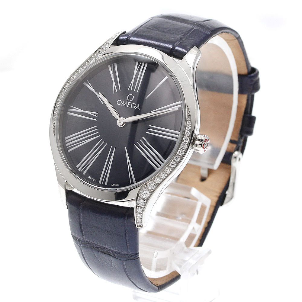 OMEGA 428.18.36.60.03.001 De Ville Tresor Diamond Bezel Quartz Ladies