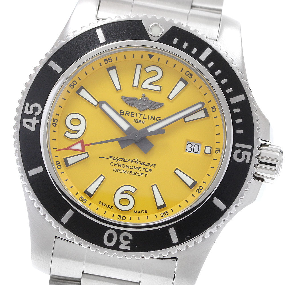 BREITLING A17367 Superocean Date Automatic Men's Watch (Good Condition)