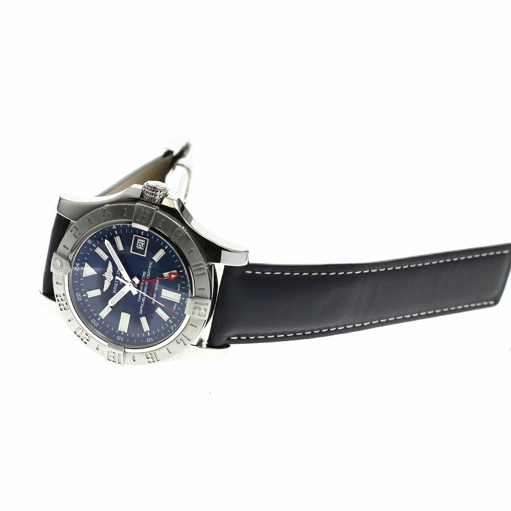 BREITLING A32390 Avenger II GMT Date Automatic Men's Watch Excellent Condition with Warranty.