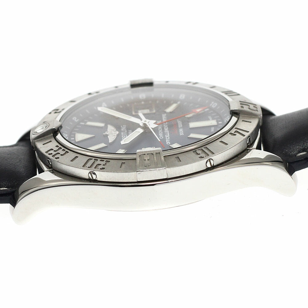 BREITLING A32390 Avenger II GMT Date Automatic Men's Watch Excellent Condition with Warranty.