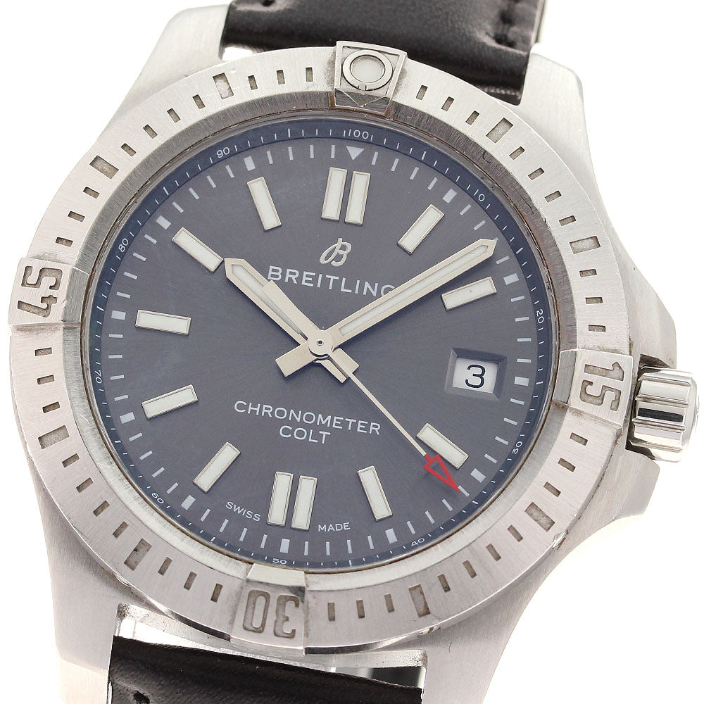 BREITLING A17313 Colt Date Chronometer Automatic Men's Watch with Warranty