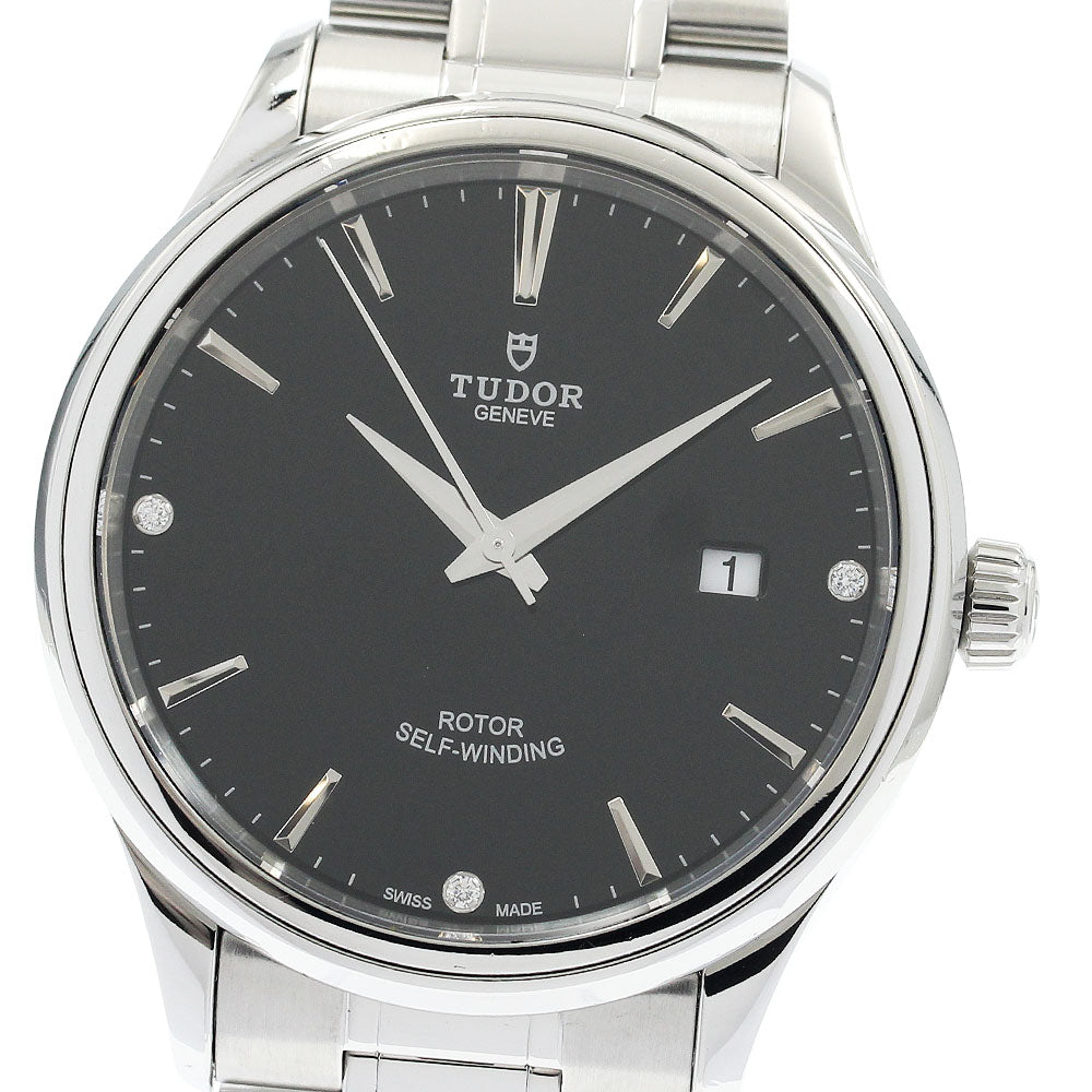TUDOR 12700 Style Date 3P Diamond Automatic Men's Watch Excellent Condition with Warranty Card