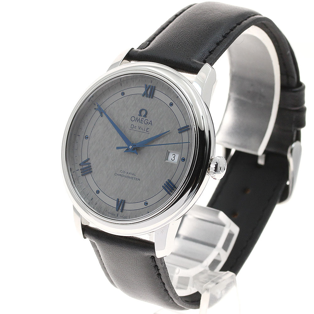 OMEGA 424.13.40.20.06.002 De Ville Prestige Co-Axial Chronometer Automatic Men's Watch (Good Condition)