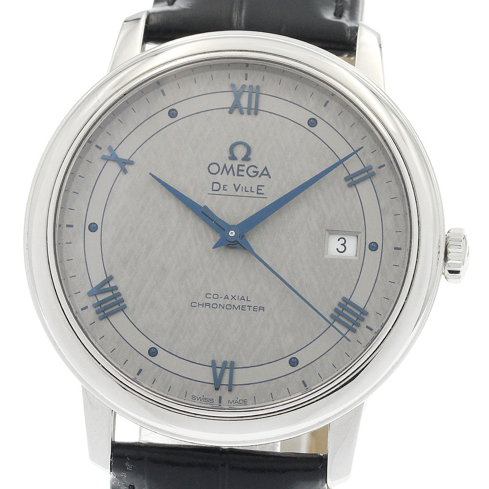 OMEGA 424.13.40.20.06.002 De Ville Prestige Co-Axial Chronometer Automatic Men's Watch (Good Condition)