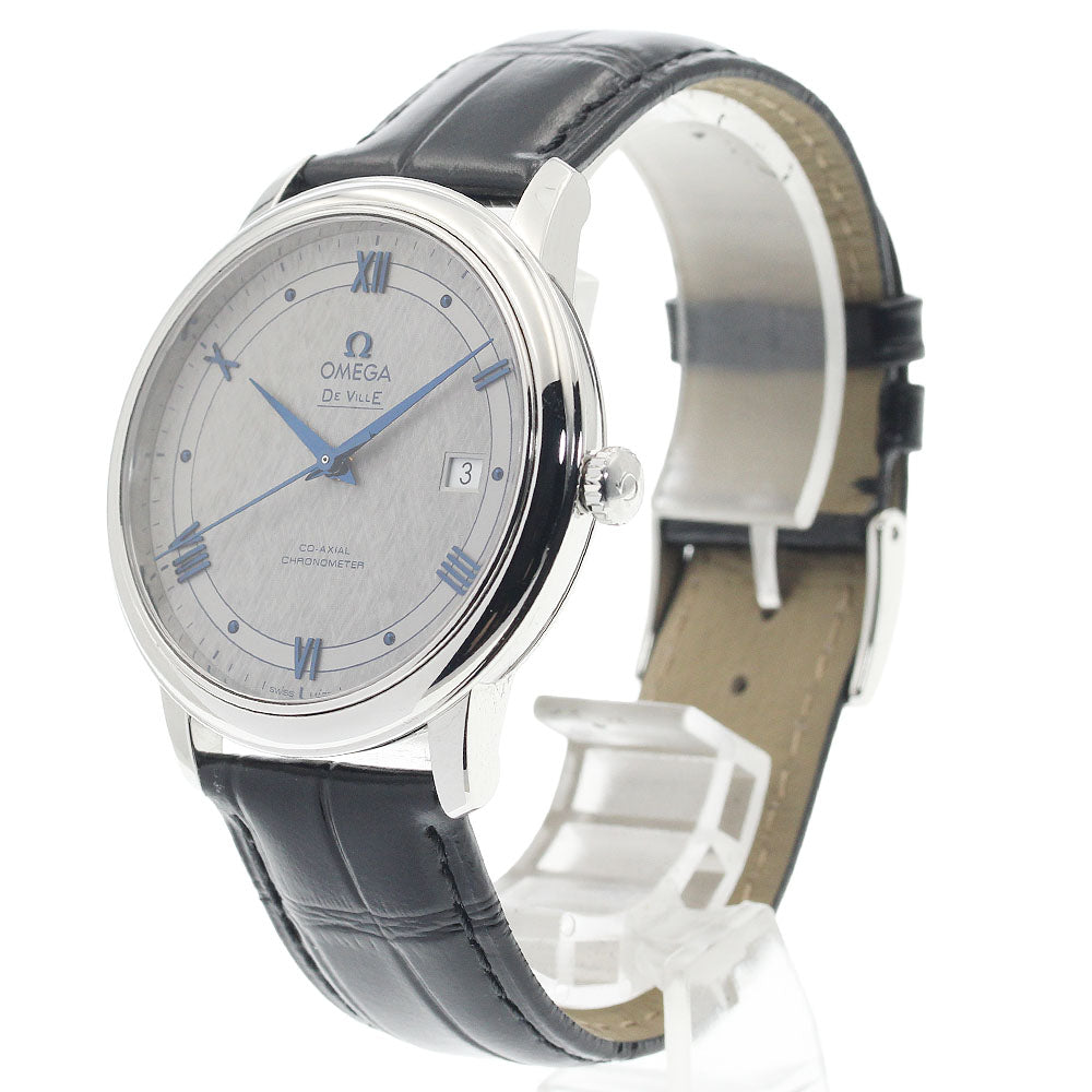 OMEGA 424.13.40.20.06.002 De Ville Prestige Co-Axial Chronometer Automatic Men's Watch (Good Condition)
