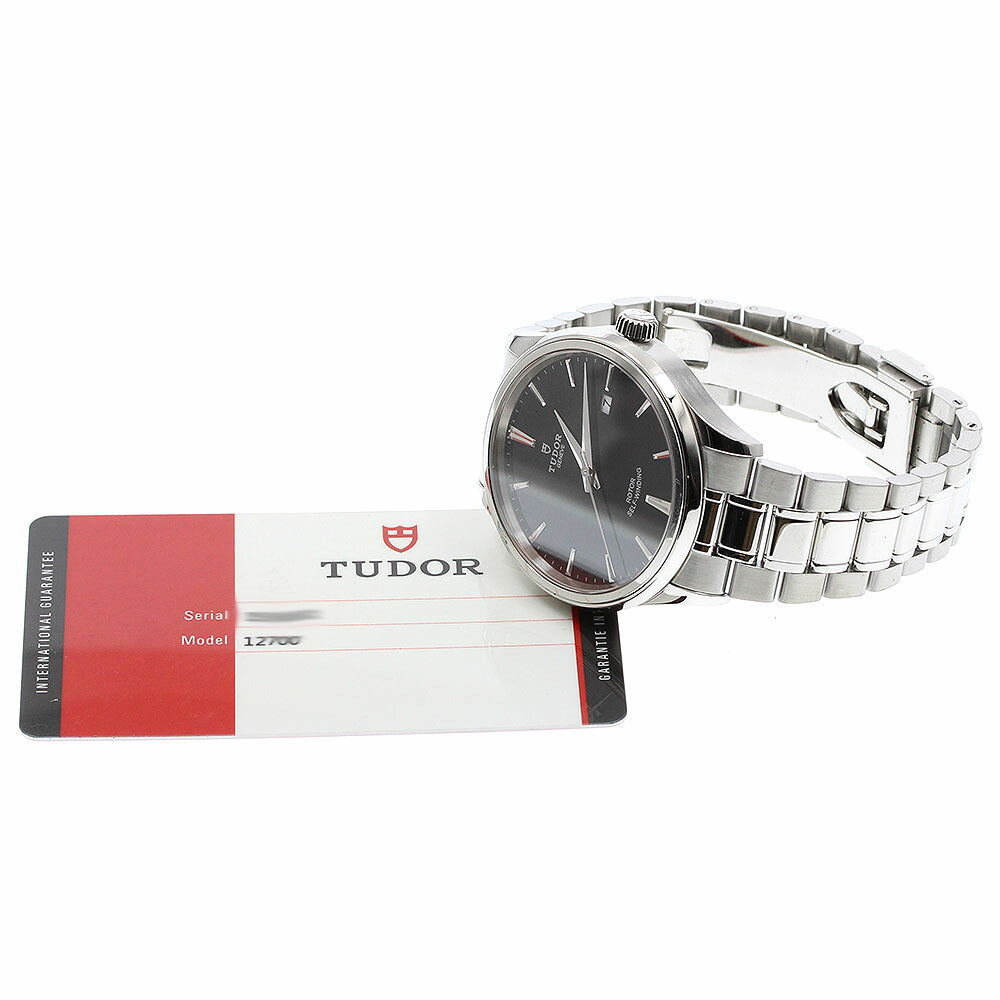 TUDOR 12700 Style Date Automatic Men's Watch Excellent Condition with Warranty.