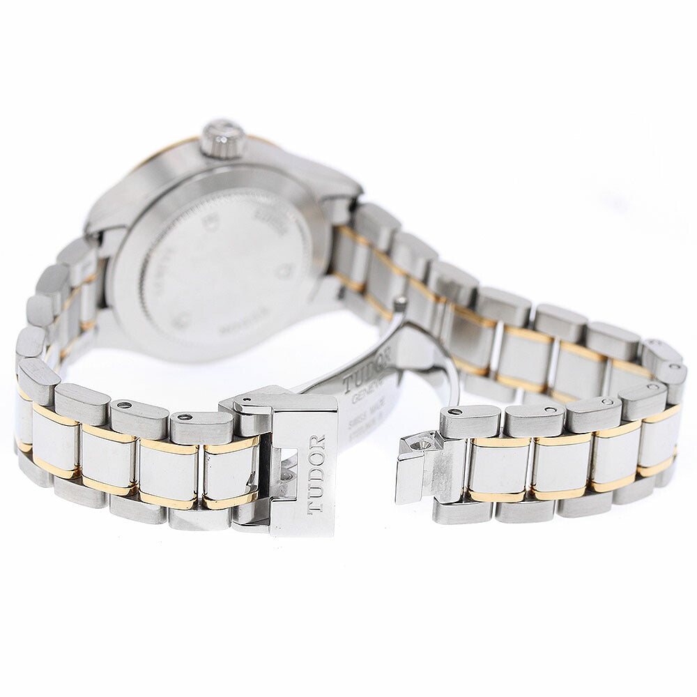 TUDOR 12103 Style 3P Diamond Yellow Gold Combination Automatic Ladies' Watch Excellent Condition with Warranty.